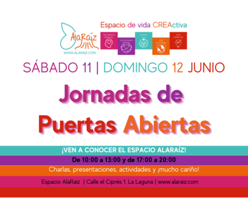 JORNADAS DE PUERTAS ABIERTAS | Espacio AlaRaíz