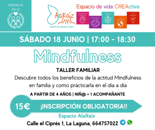 TALLER FAMILIAR: MINDFULNESS EN FAMILIA | Infancia Feliz